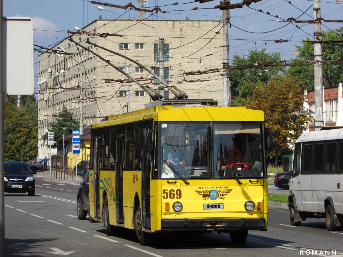 Лвов, Škoda 14Tr89/6 № 569