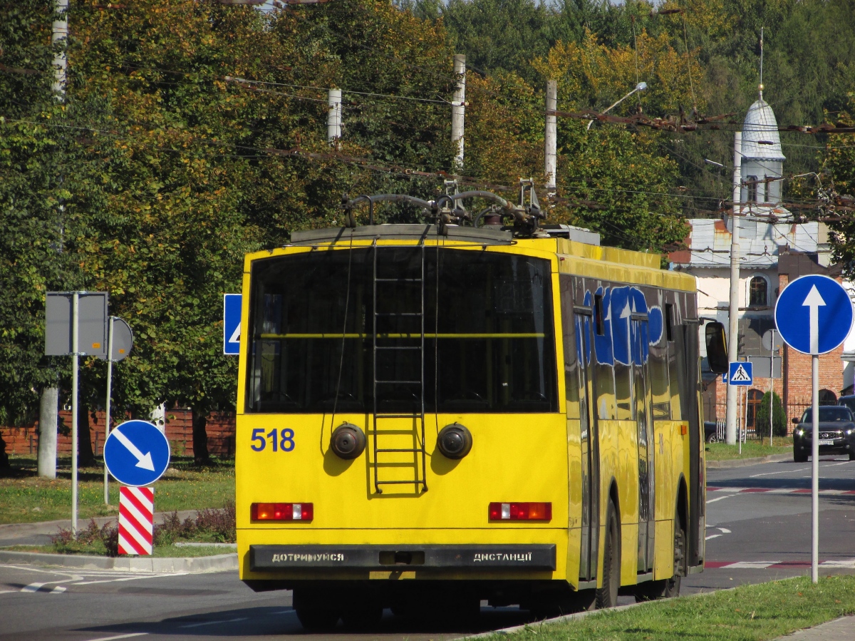 Львов, Škoda 14Tr02/6 № 518