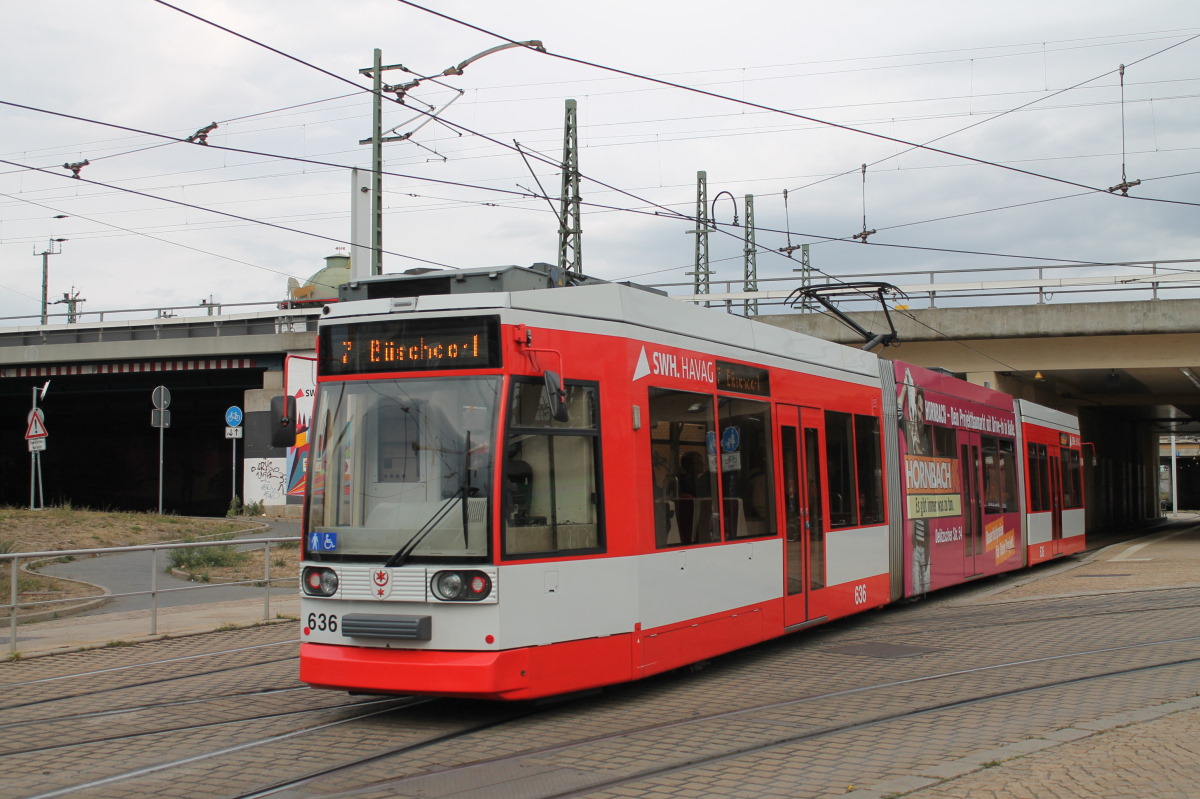 Галле, Duewag MGT6D № 636