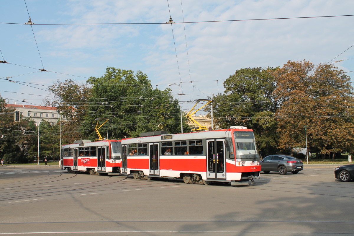 Брно, Tatra T3R (1995) № 1665
