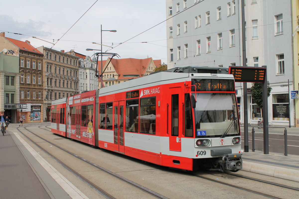 Галле, Duewag MGT6D № 609