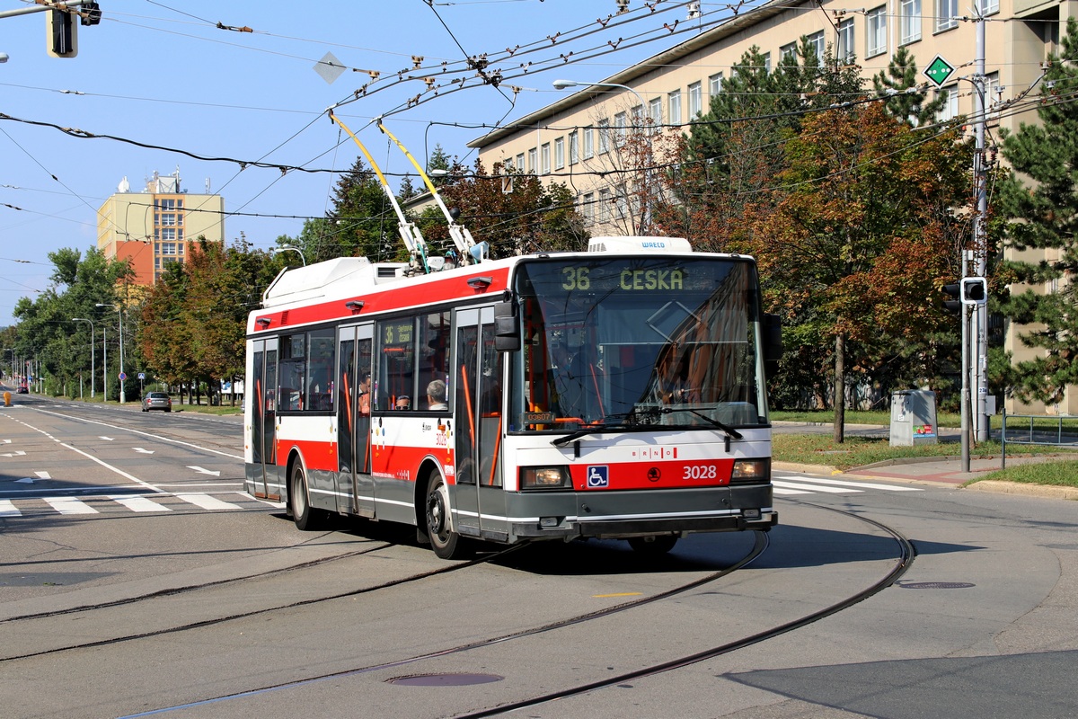 Брно, Škoda 21Tr № 3028