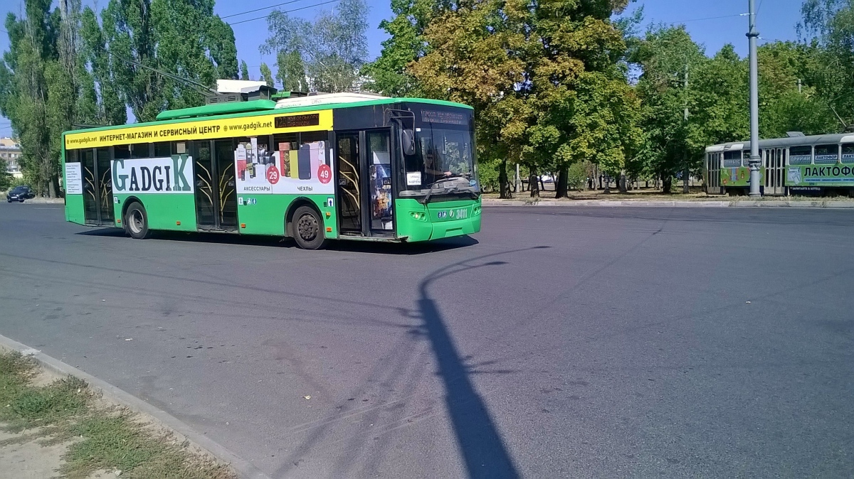 Харьков, ЛАЗ E183A1 № 3411