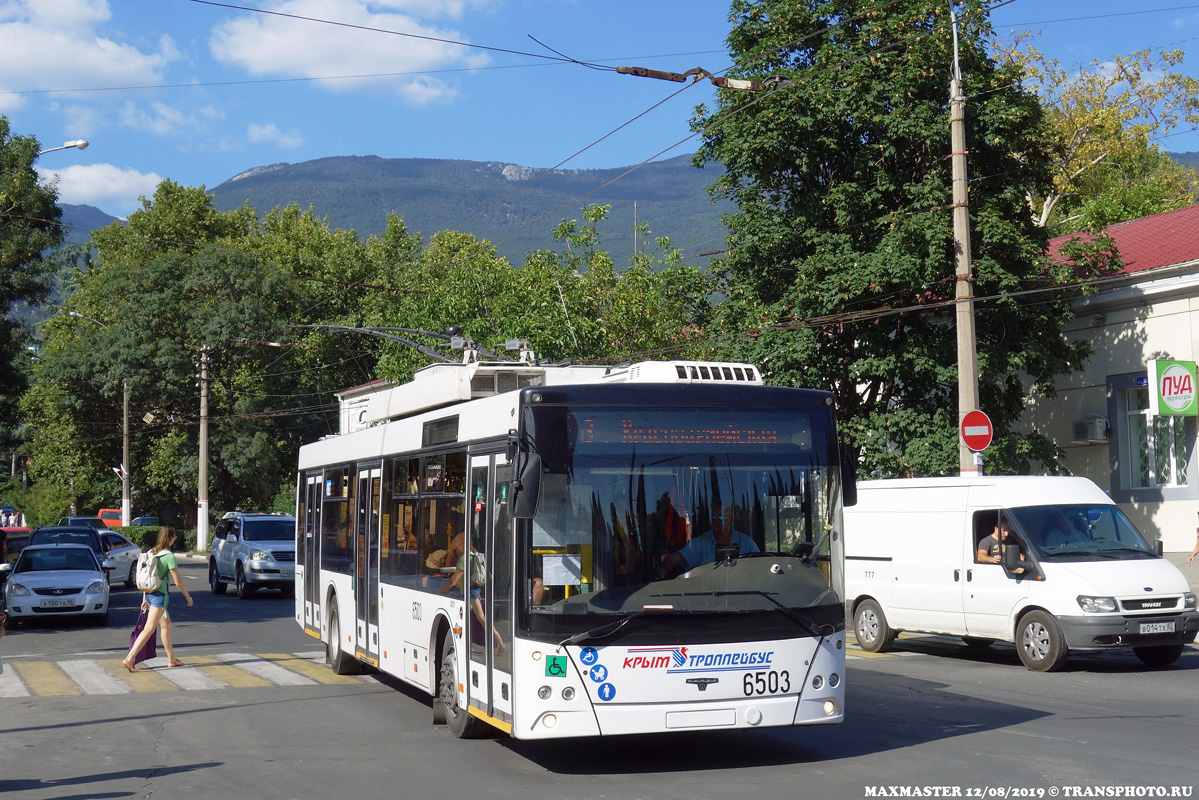 Крымский троллейбус, СВАРЗ-МАЗ-6275 № 6503