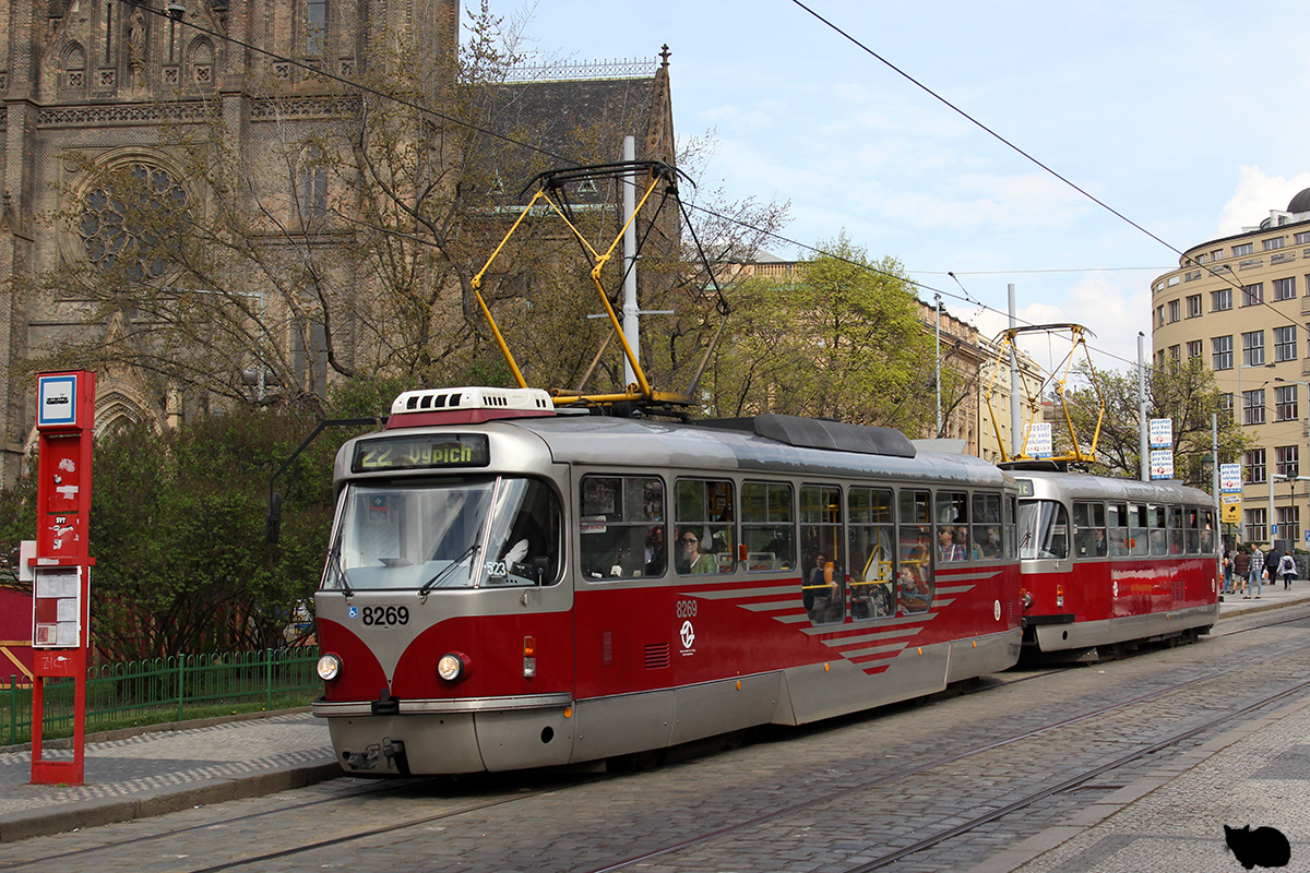 Прага, Tatra T3R.PLF № 8269