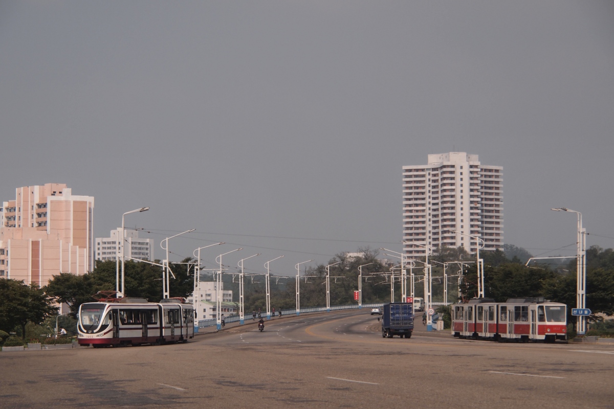 Пхеньян, Tatra KT8D5K "Thongil-181" № 1003; Пхеньян, Tatra KT8D5K № 1022