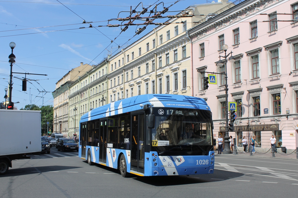 Sankt Petersburg, Trolza-5265.08 “Megapolis” Nr. 1026 Sankt Petersburg, Trolza-5265.08 “Megapolis” Nr. 1026