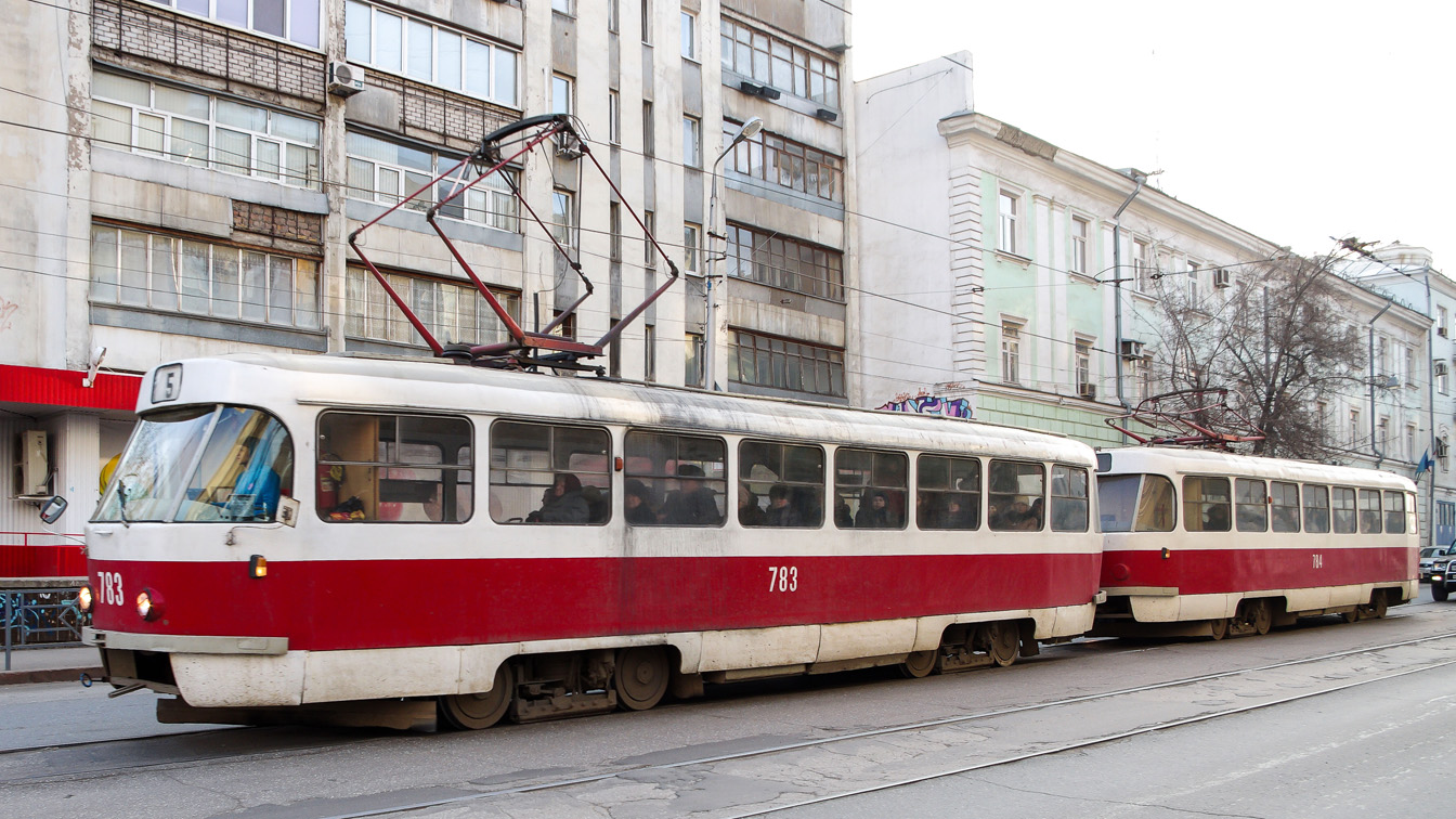 Самара, Tatra T3SU (двухдверная) № 783