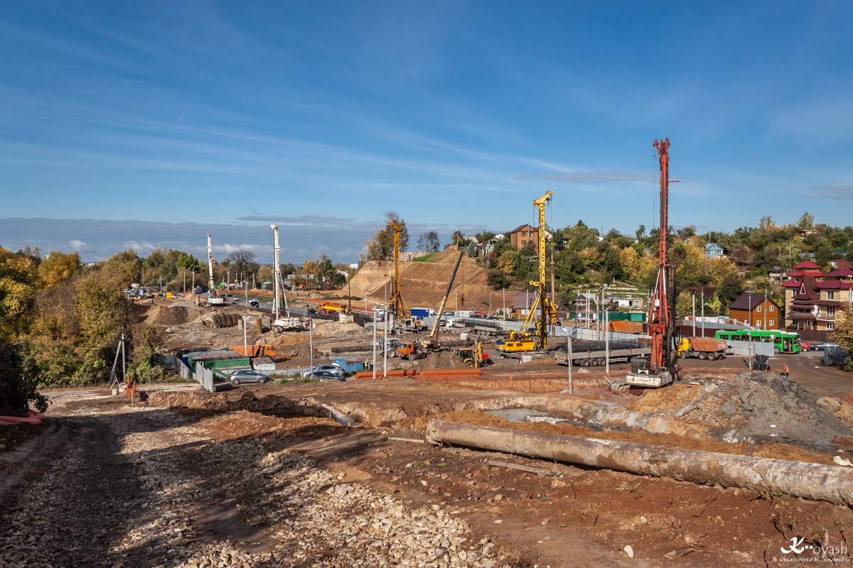 Казань — Большое трамвайное кольцо. Участок "Солнечный город — Борисково". 2018-2020