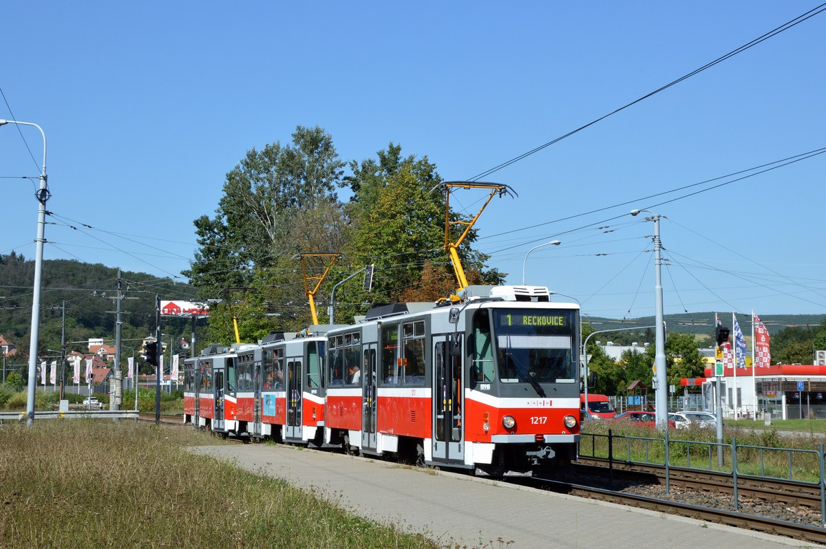 Брно, Tatra T6A5 № 1217