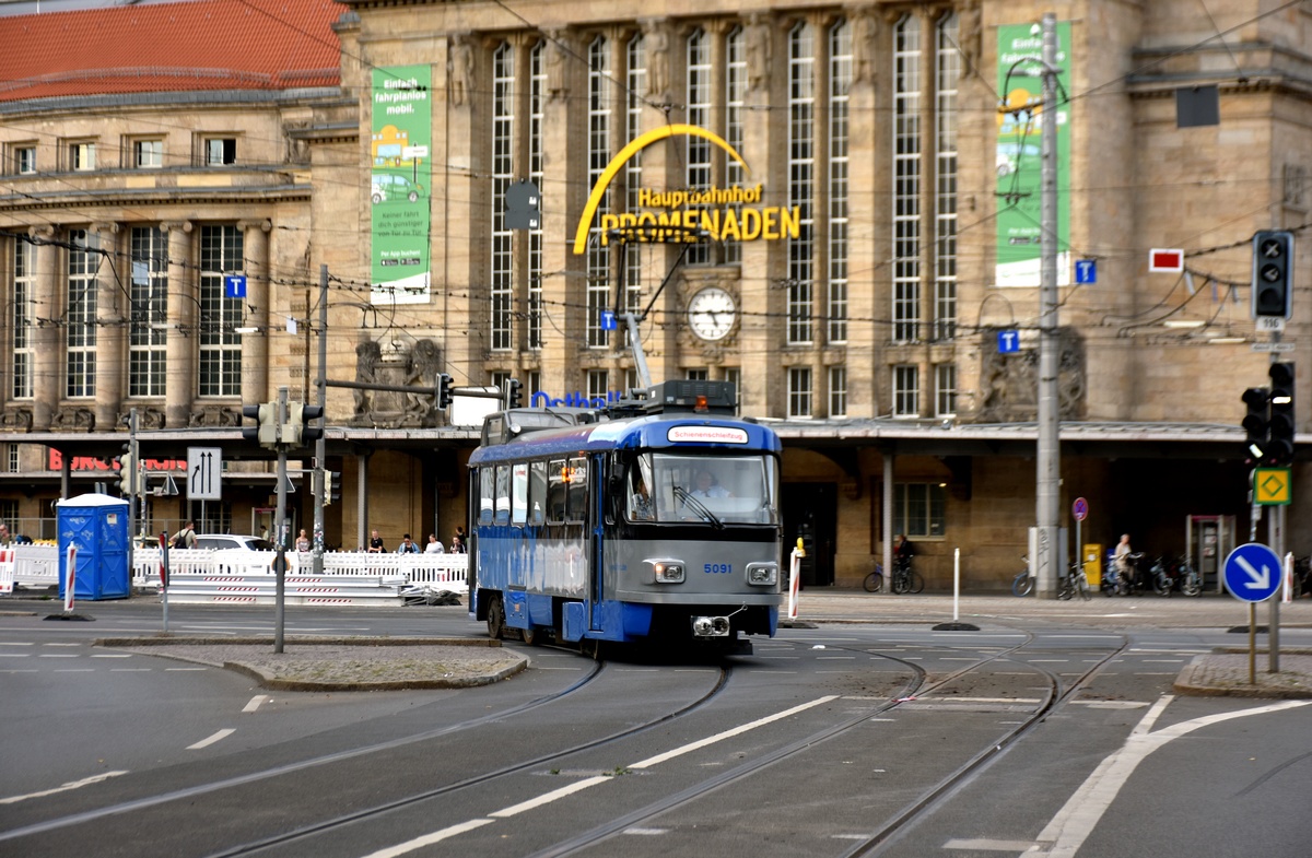 Лейпциг, Tatra T4D-S / P № 5091