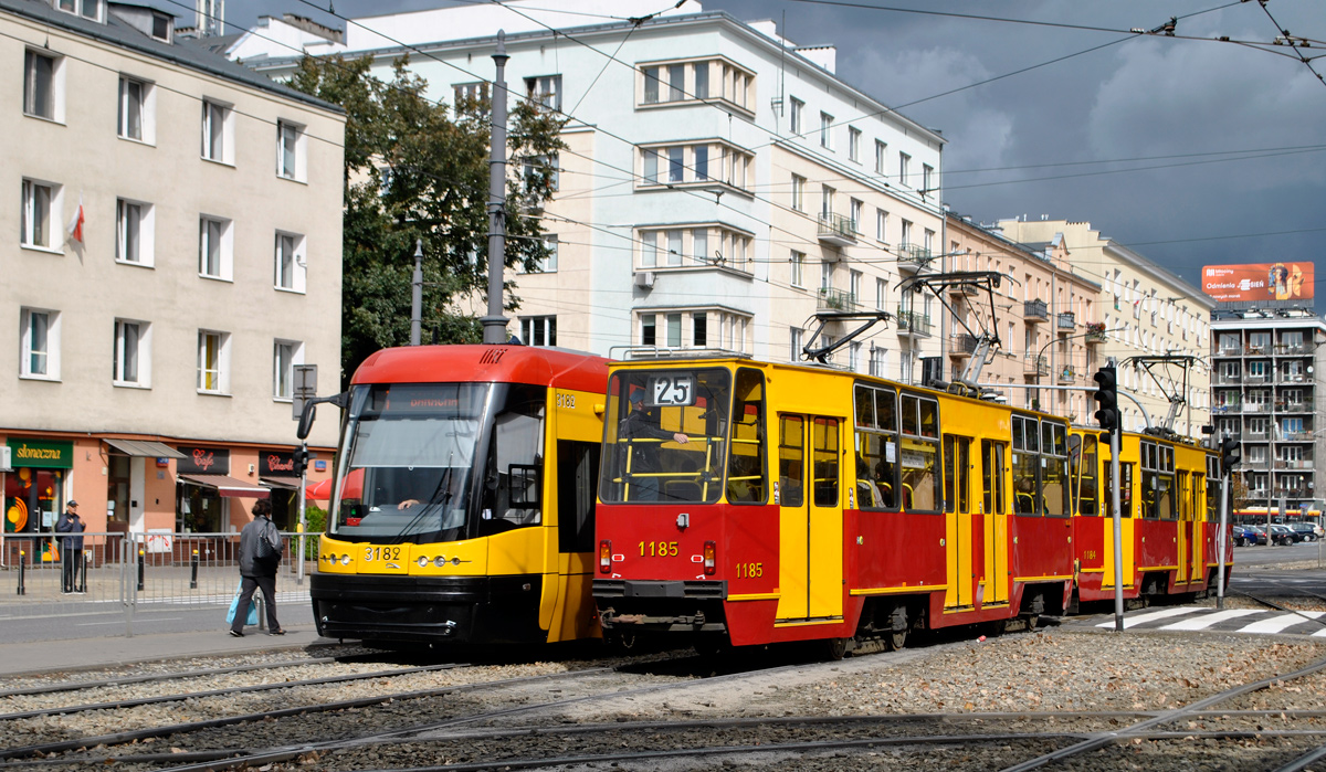 Варшава, Konstal 105Na № 1185