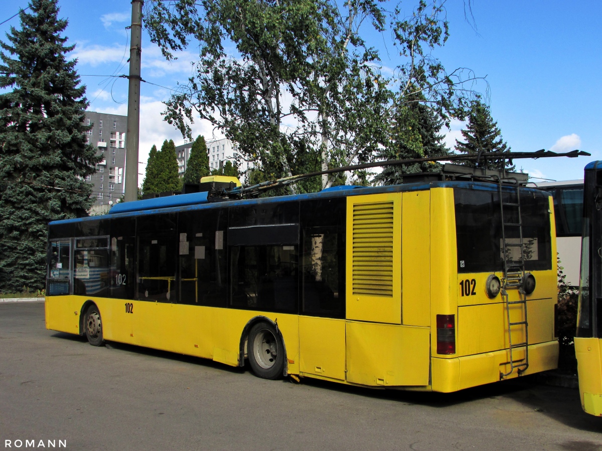 Львов, ЛАЗ E183D1 № 102 Львов, ЛАЗ E183D1 № 102