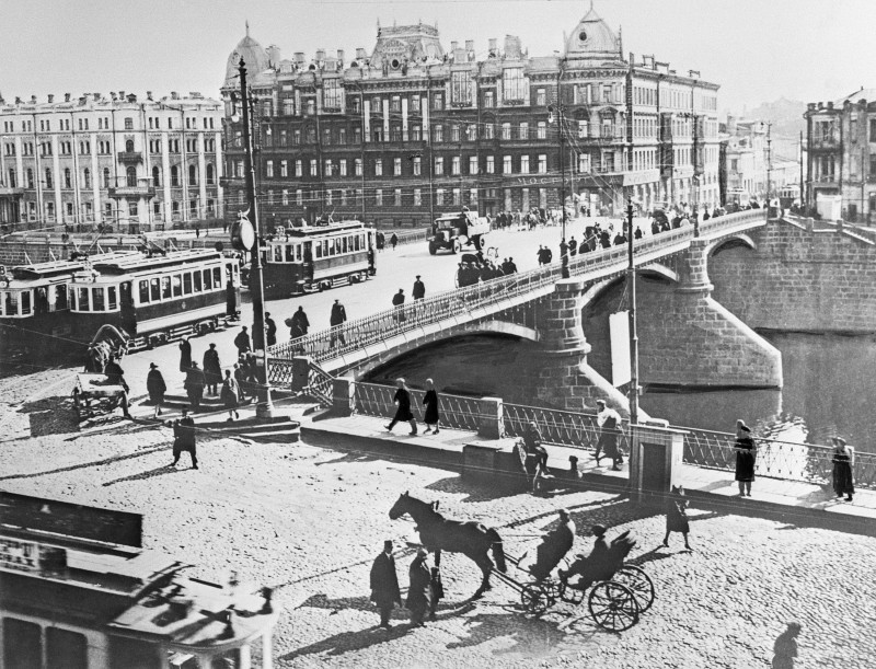 Moskwa — Historical photos — Tramway and Trolleybus (1921-1945)