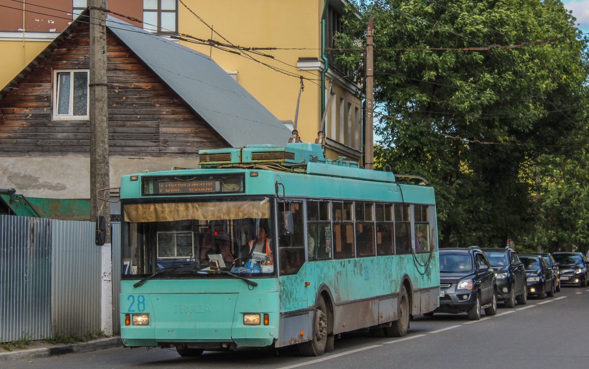 Tver, Trolza-5275.05 “Optima” № 28; Tver — The last years of the Tver trolleybus (2019 — 2020)