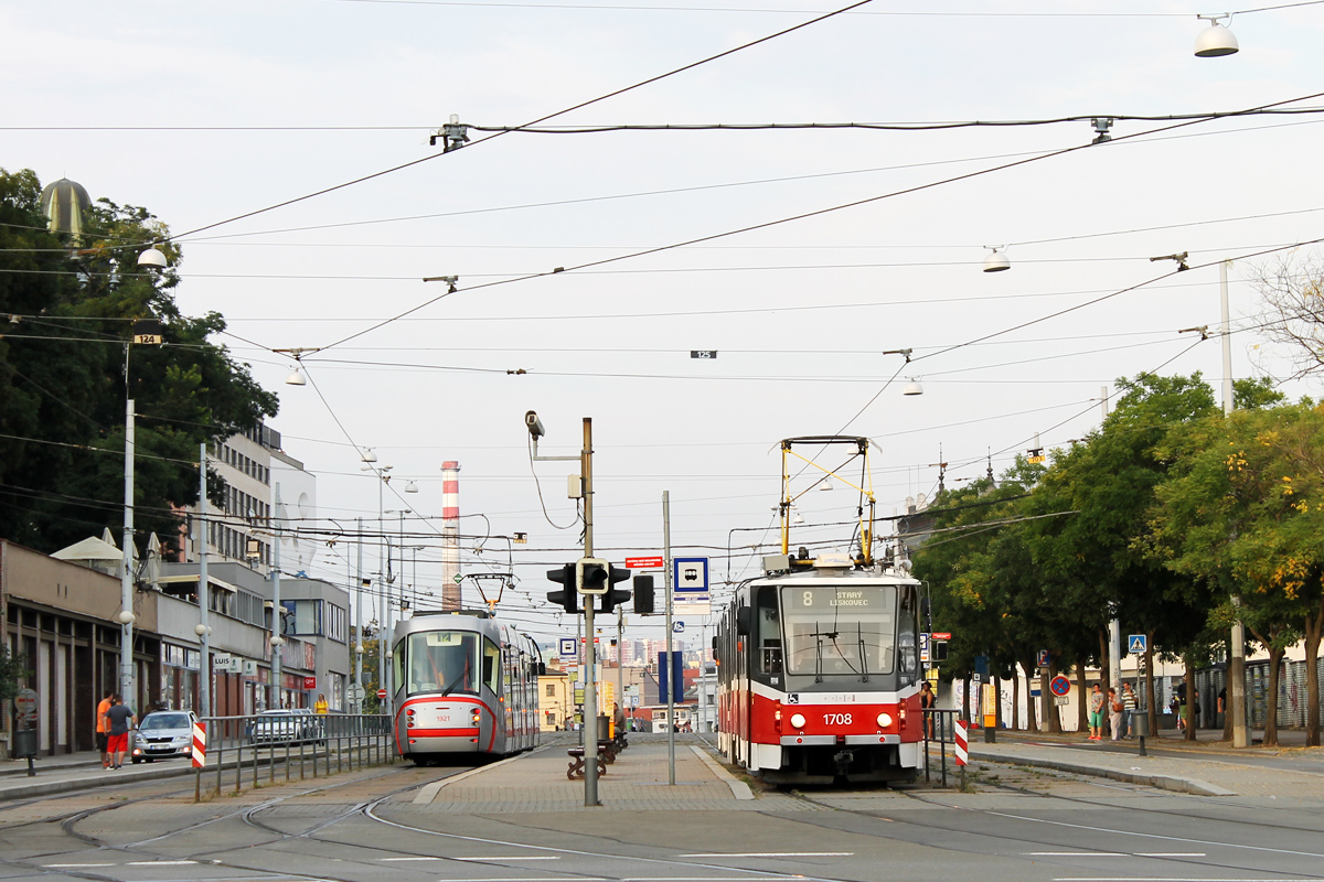 Брно, Tatra KT8D5R.N2 № 1708 Брно, Tatra KT8D5R.N2 № 1708