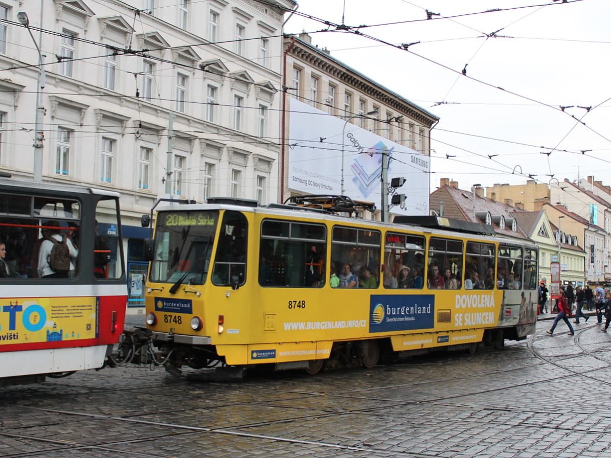 Prague, Tatra T6A5 # 8748 Prague, Tatra T6A5 # 8748