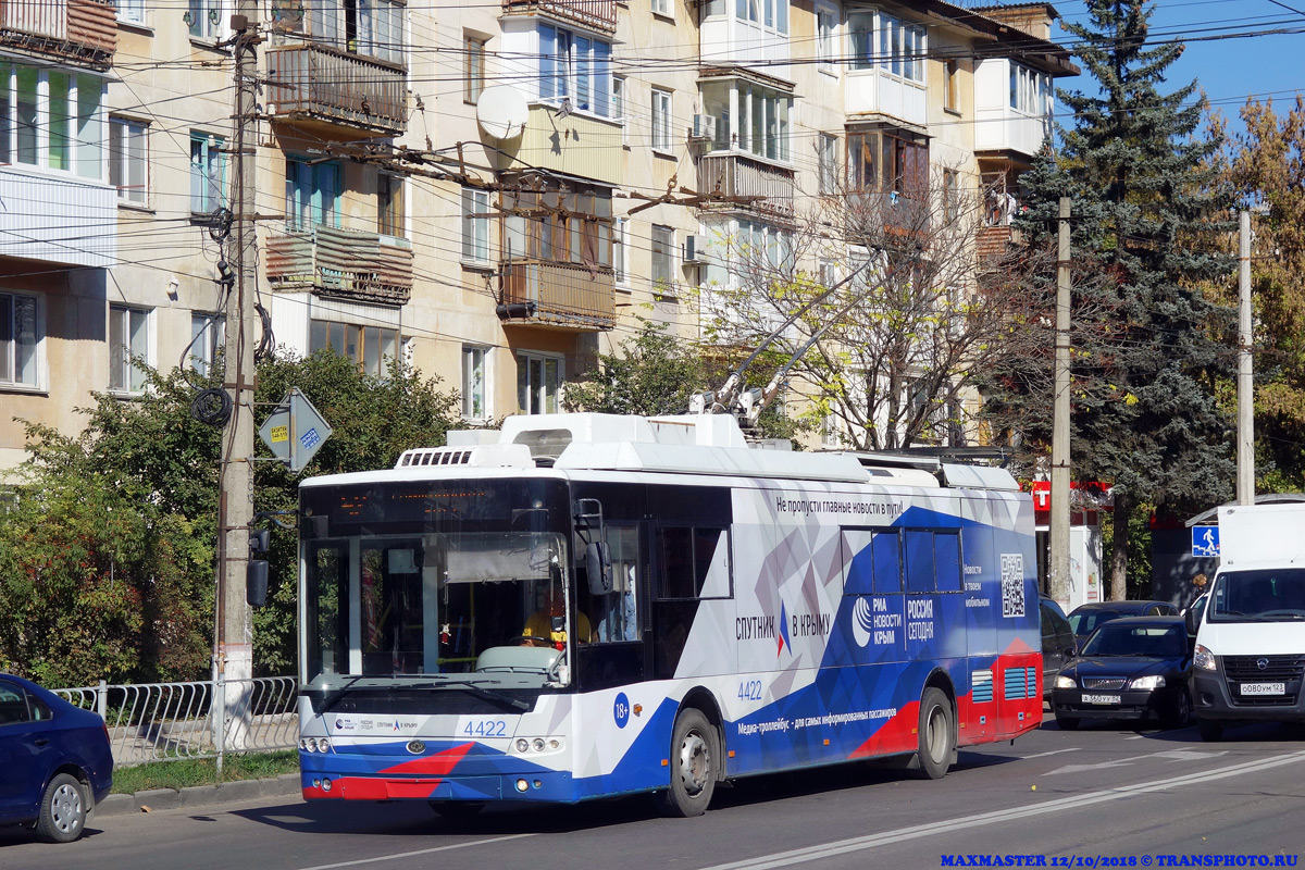 Крымский троллейбус, Богдан Т70115 № 4422