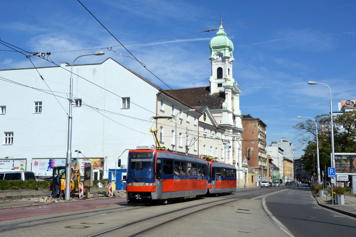 Братислава, Tatra T3S № 7301