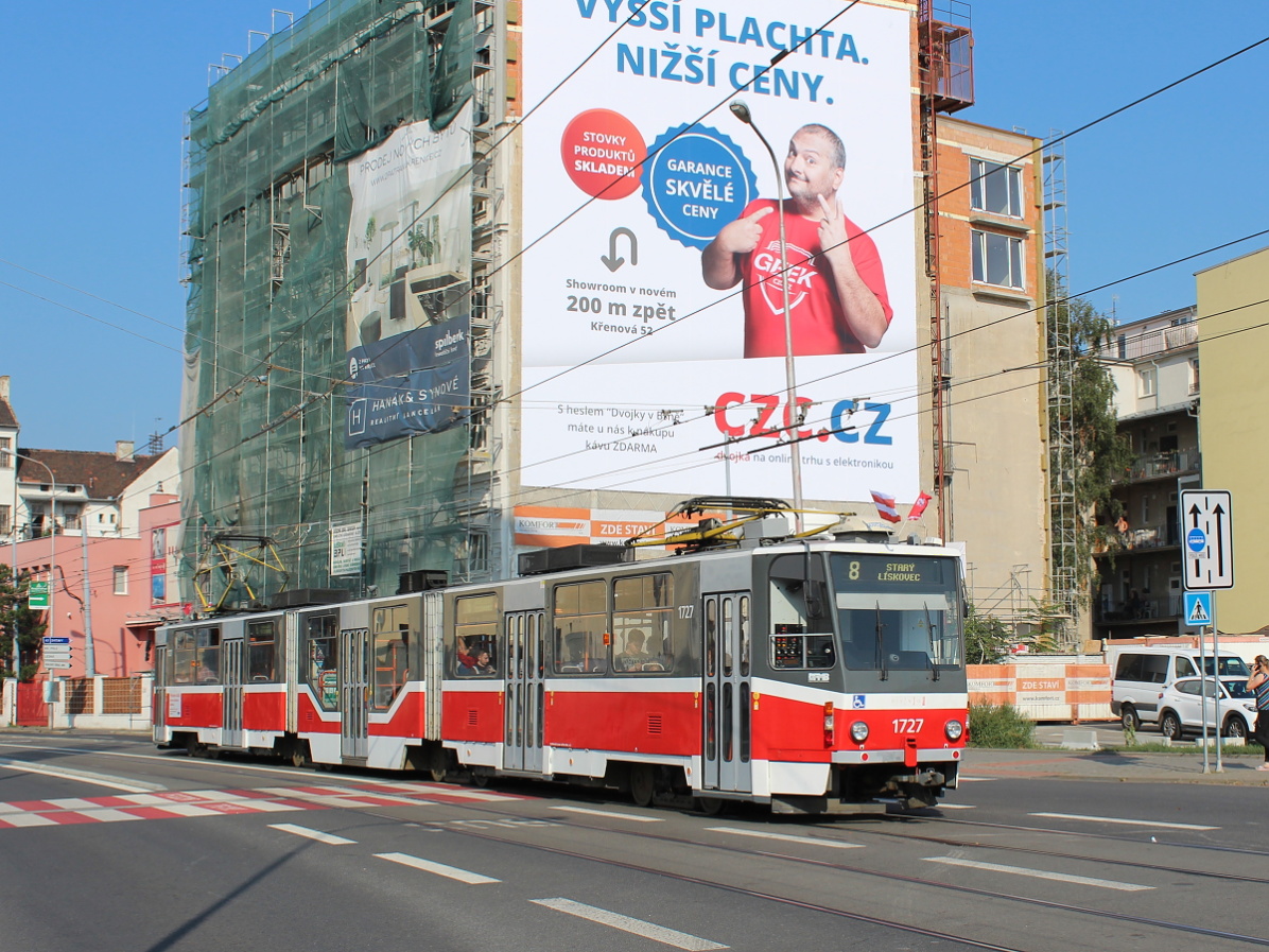 Брно, Tatra KT8D5R.N2 № 1727