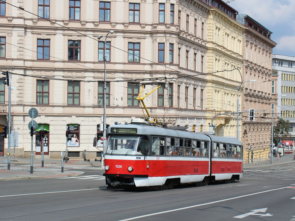 Брно, Tatra K2P № 1026 Брно, Tatra K2P № 1026