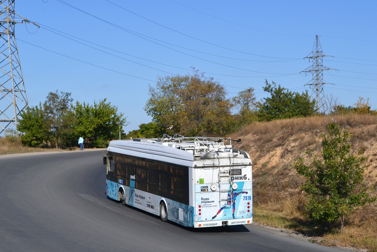 Қырым троллейбусы, Trolza-5265.03 “Megapolis” № 2818; Қырым троллейбусы — The movement of trolleybuses without CS (autonomous running)