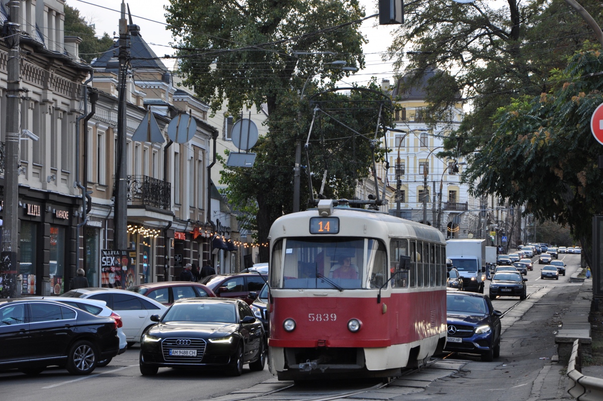 Киев, Tatra T3SU № 5839