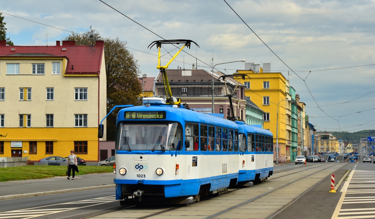 Острава, Tatra T3R.P № 1023