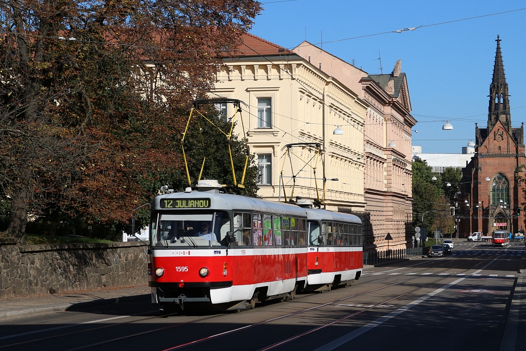 Брно, Tatra T3P № 1595