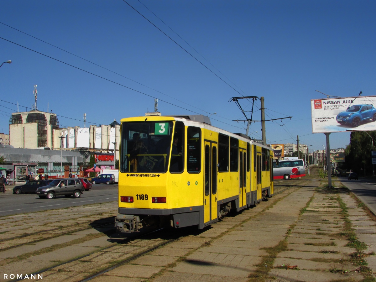 Léopol, Tatra KT4DM N°. 1189