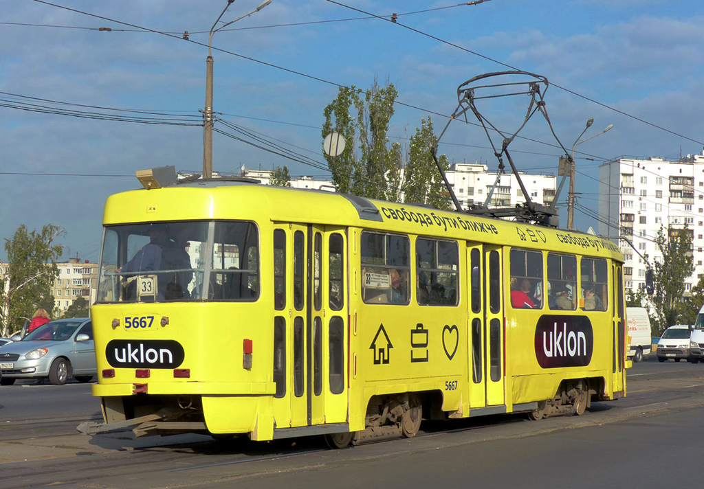 Киев, Tatra T3SUCS № 5667