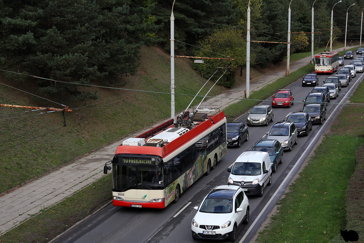 Вильнюс, Solaris Trollino II 15 AC № 2693