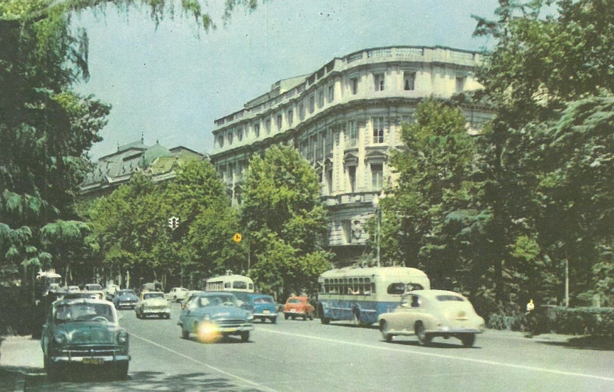 Tbilisi — Old photos and postcards — trolleybus