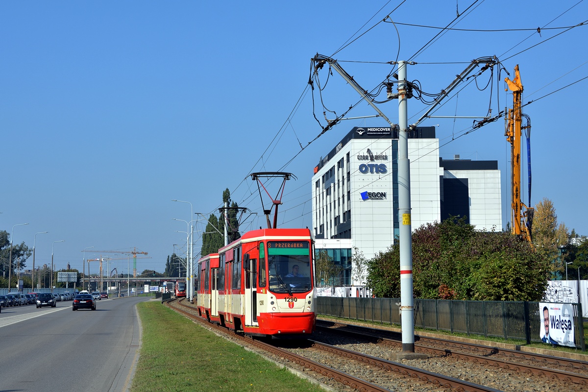 Гданьск, Konstal 105Na № 1290