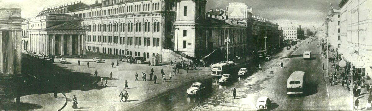 Санкт-Петербург — Исторические фотографии троллейбусов; Санкт-Петербург — Троллейбусные линии и инфраструктура