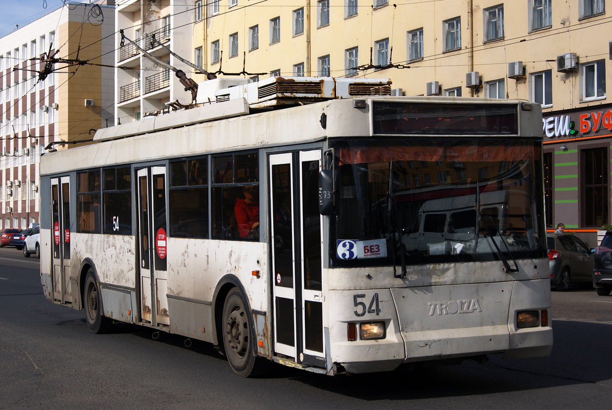 Тверь, Тролза-5275.05 «Оптима» № 54; Тверь — Последние годы тверского троллейбуса (2019 — 2020 гг.)