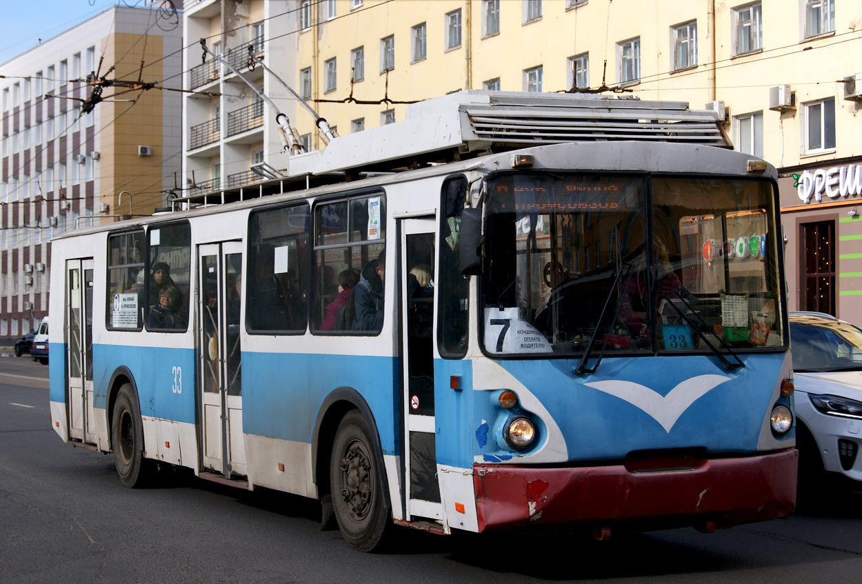 Тверь, ВЗТМ-5284 № 33; Тверь — Последние годы тверского троллейбуса (2019 — 2020 гг.)