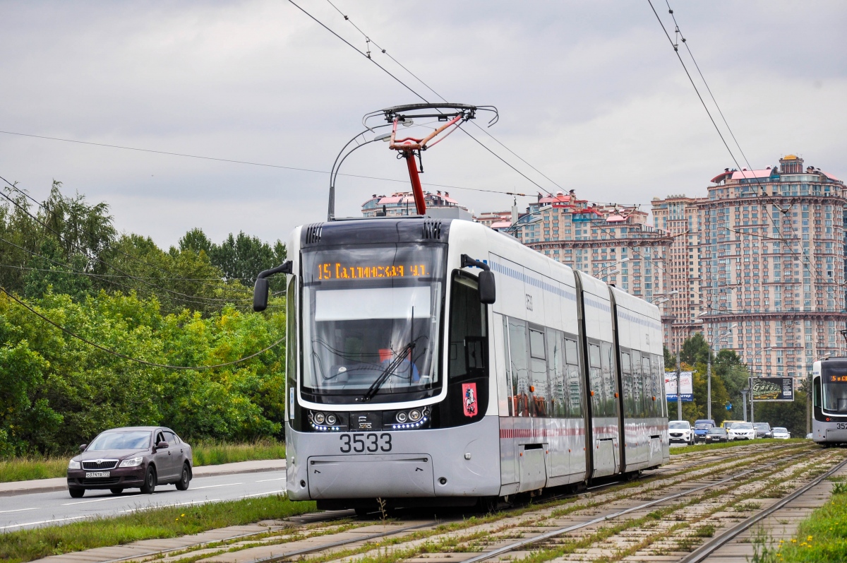 Moskwa, 71-414 (Pesa Fokstrot) Nr 3533 Moskwa, 71-414 (Pesa Fokstrot) Nr 3533