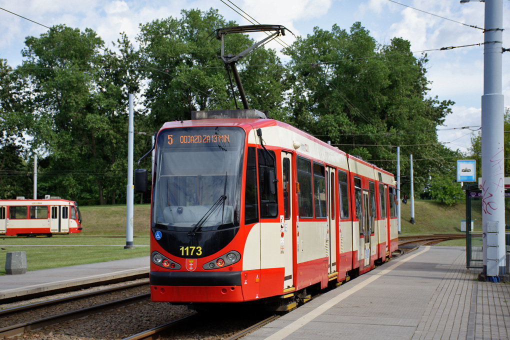 Гданьск, Duewag N8C-MF 18 № 1173