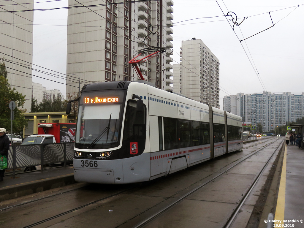 Москва, 71-414 (Pesa Fokstrot) № 3566 Москва, 71-414 (Pesa Fokstrot) № 3566