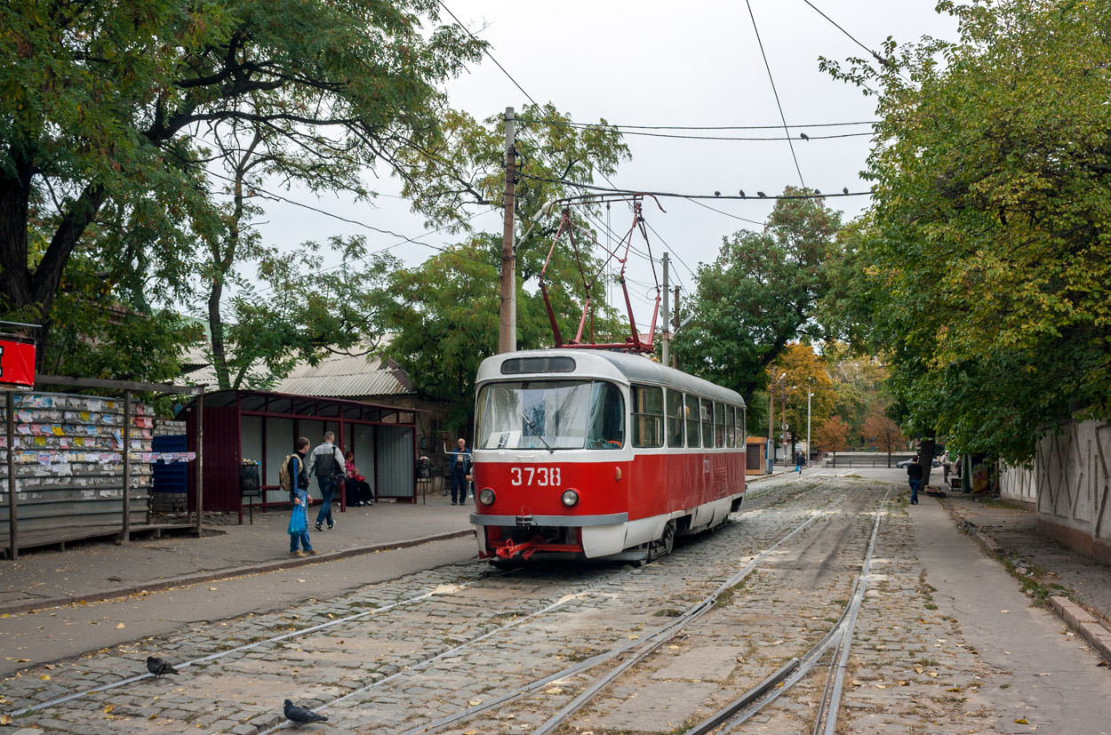 Doneck, Tatra T3SU (2-door) č. 3738