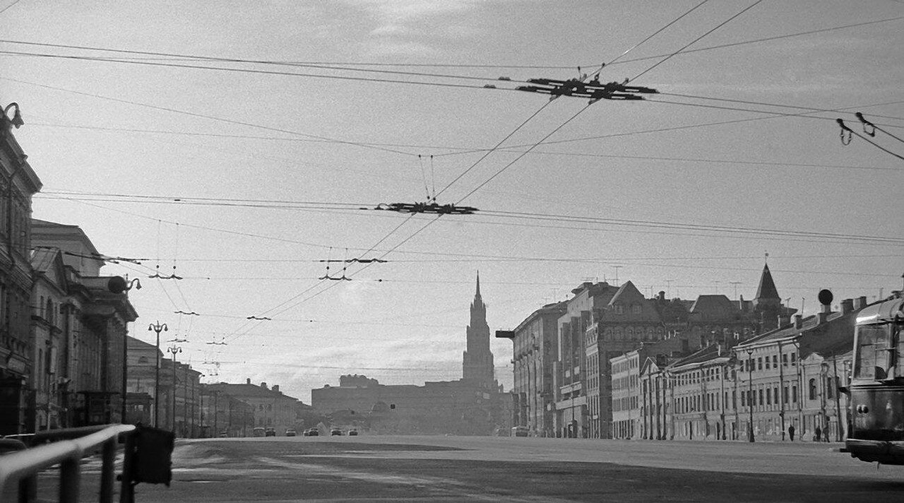 Москва — Исторические фотографии — Трамвай и Троллейбус (1946-1991); Москва — Троллейбусные линии: ЦАО
