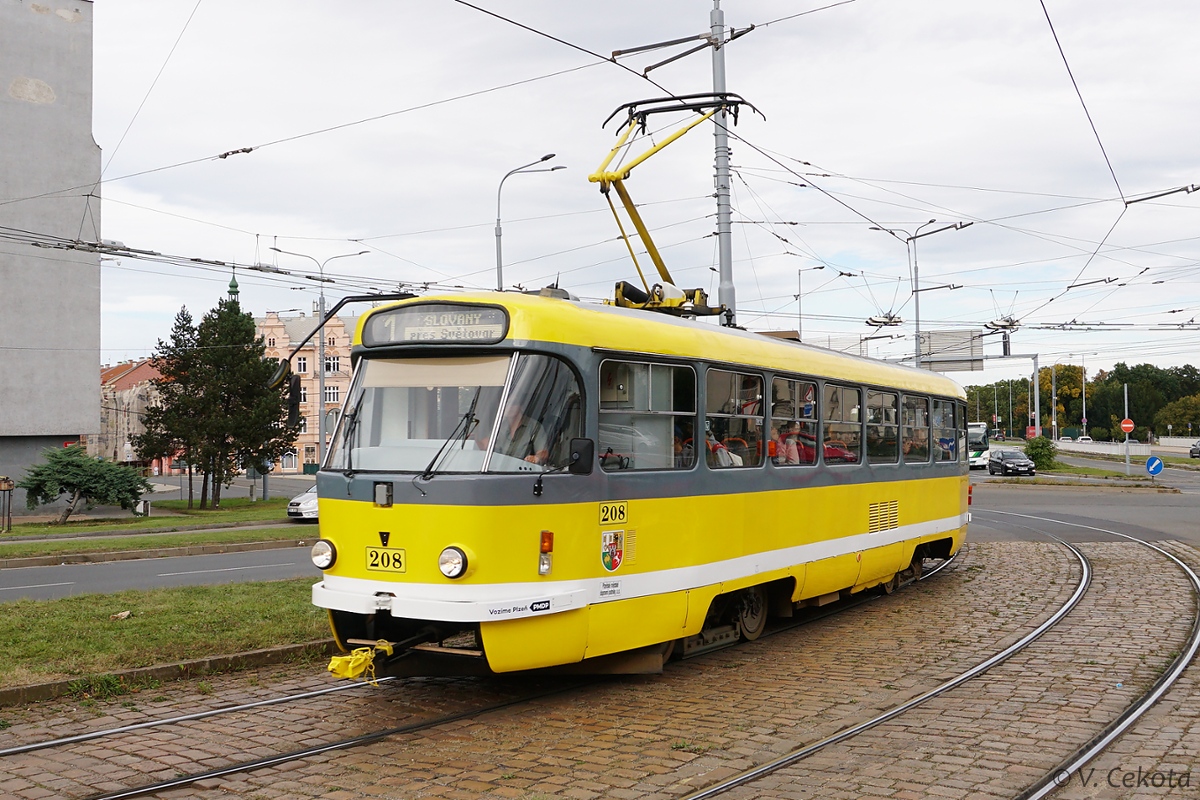 Plzeň, Tatra T3R.P № 208