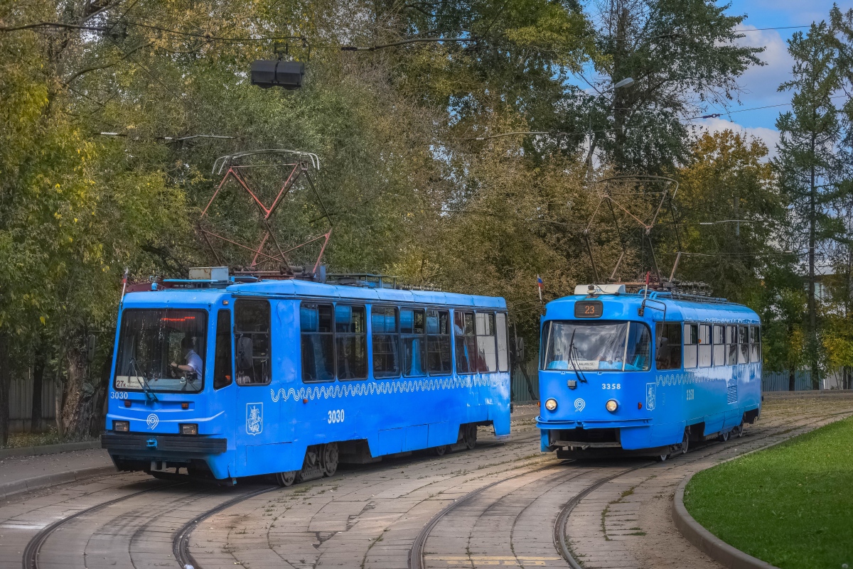 Москва, 71-134А (ЛМ-99АЭ) № 3030; Москва, МТТА № 3358