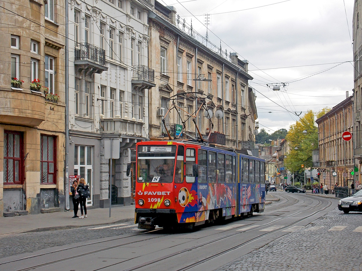 Львов, Tatra KT4SU № 1098