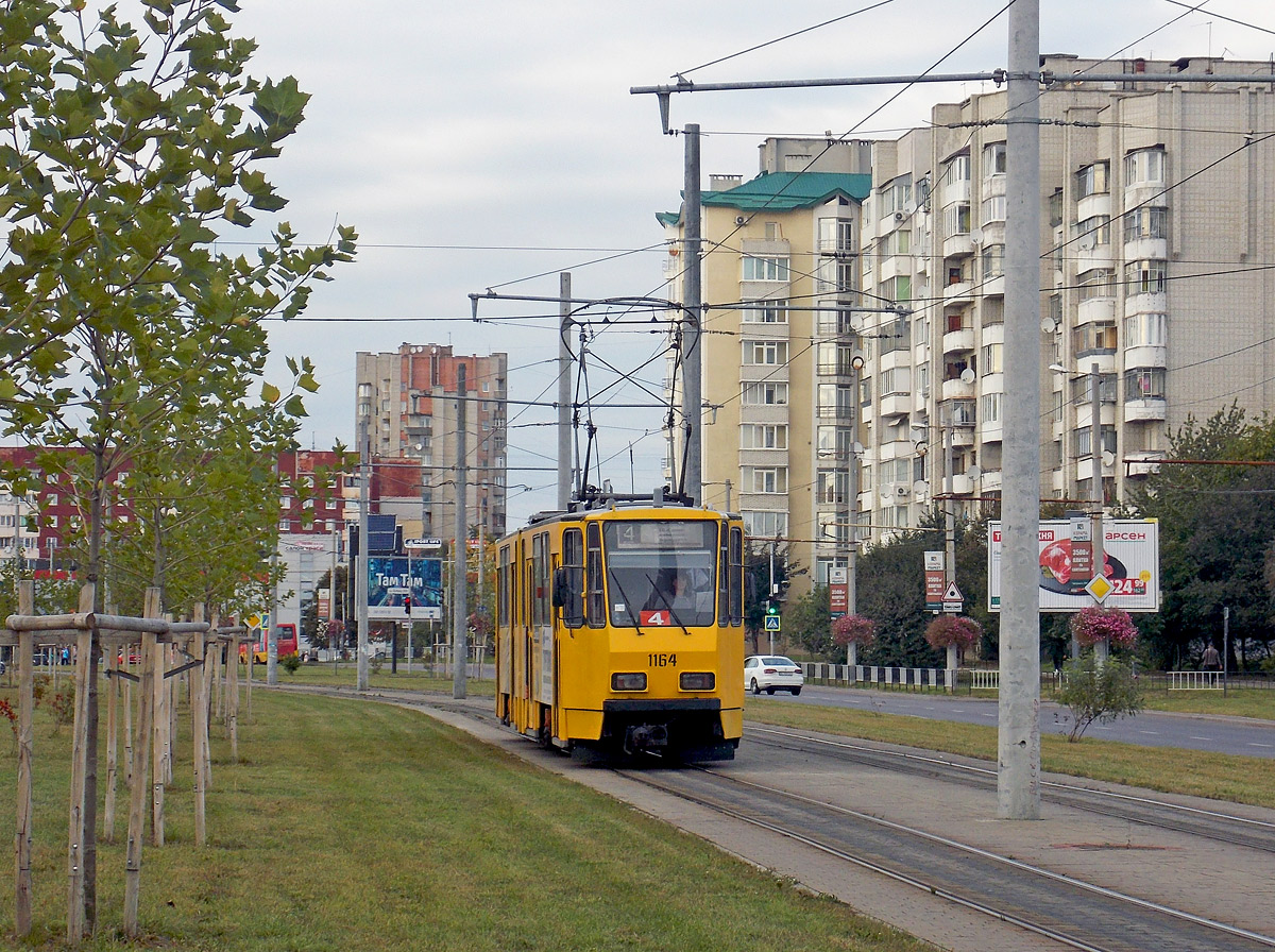 Львов, Tatra KT4D № 1164