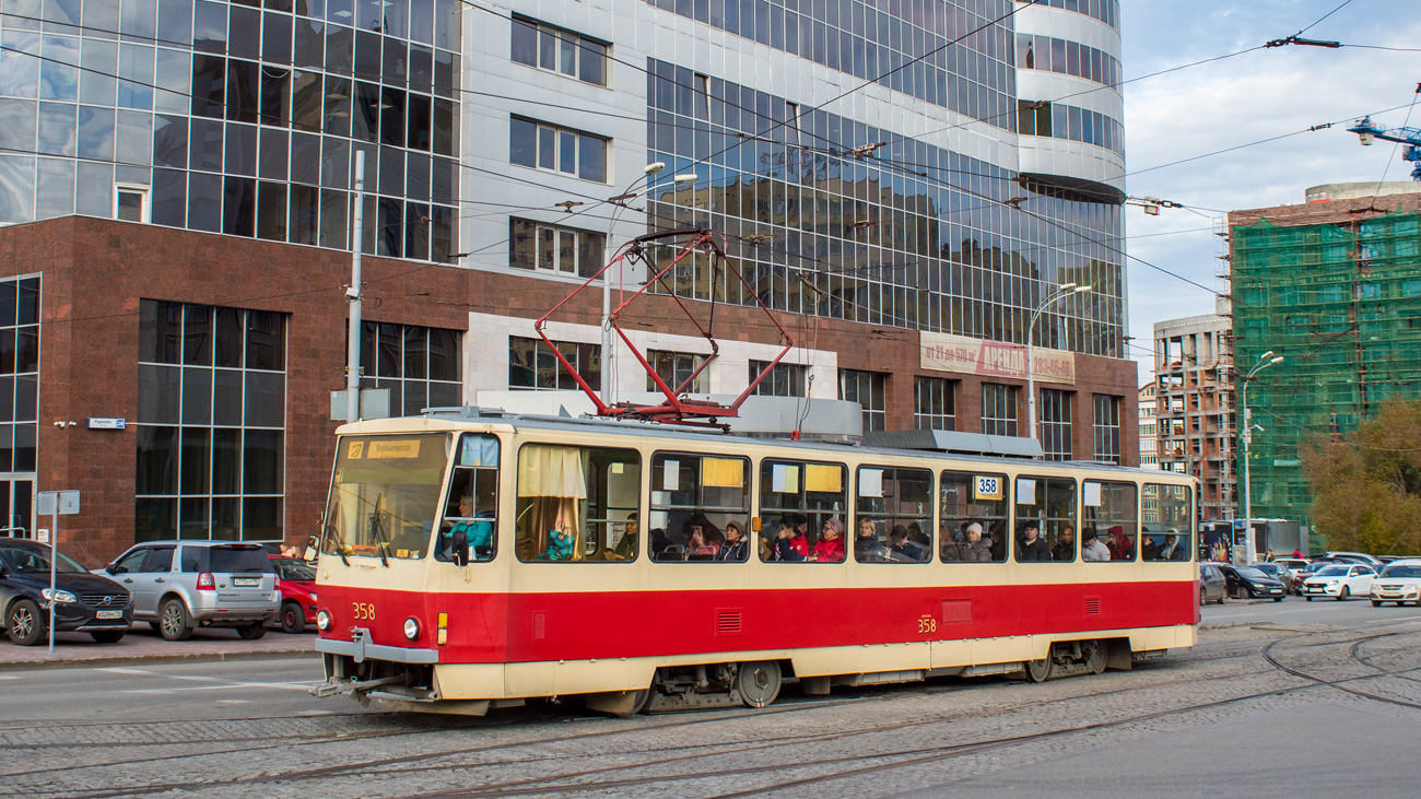 Екатеринбург, Tatra T6B5SU № 358