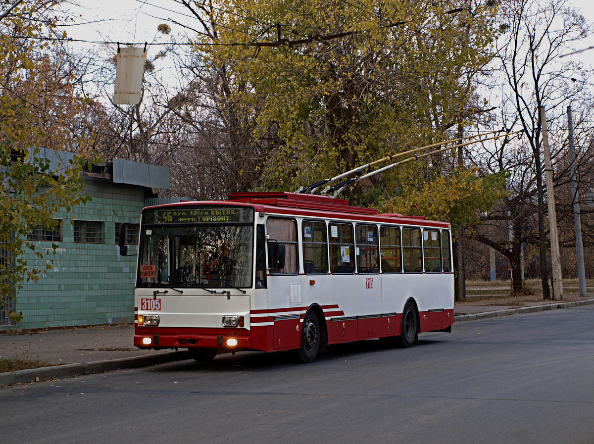 Харьков, Škoda 14Tr17/6M № 3105