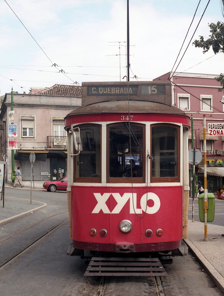 Лиссабонская агломерация, Четырёхосный моторный Stephenson № 347