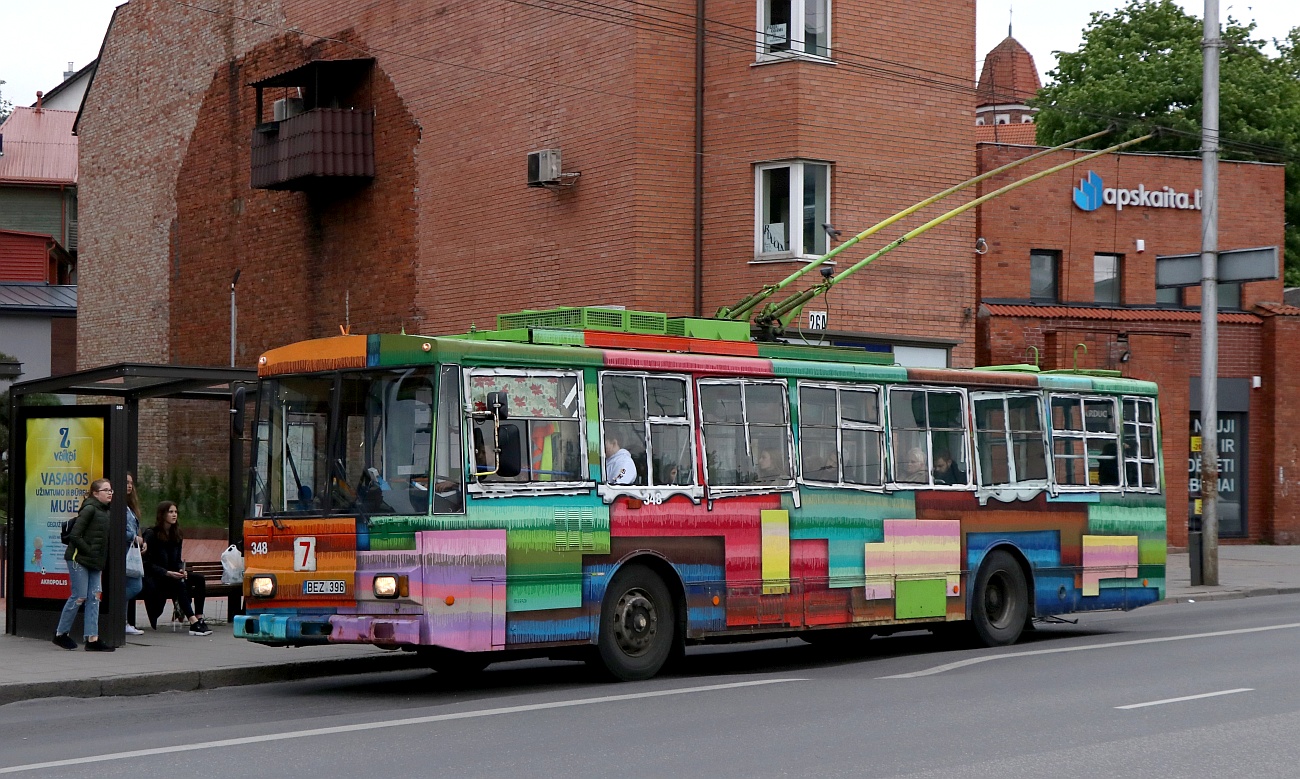 Каунас, Škoda 14Tr13/6 № 348